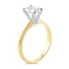 Thumbnail Image 2 of 1 CT. Certified Emerald-Cut Lab-Grown Diamond Solitaire Engagement Ring in 14K Gold (F/VS2)