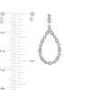 Thumbnail Image 3 of 1/10 CT. T.W. Diamond Art Deco Vintage-Style Teardrop Earrings in Sterling Silver