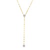 Thumbnail Image 1 of 1/4 CT. T.W. Multi-Diamond "Y" Necklace in 10K Gold