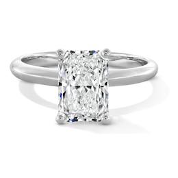 2 CT. Radiant-Cut Certified Lab-Grown Diamond Solitaire Engagement Ring in 14K White Gold (F/VS2)