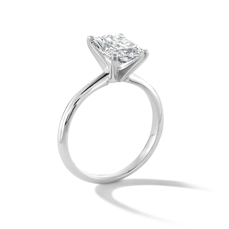 Main Image 3 of 2 CT. Radiant-Cut Certified Lab-Grown Diamond Solitaire Engagement Ring in 14K White Gold (F/VS2)