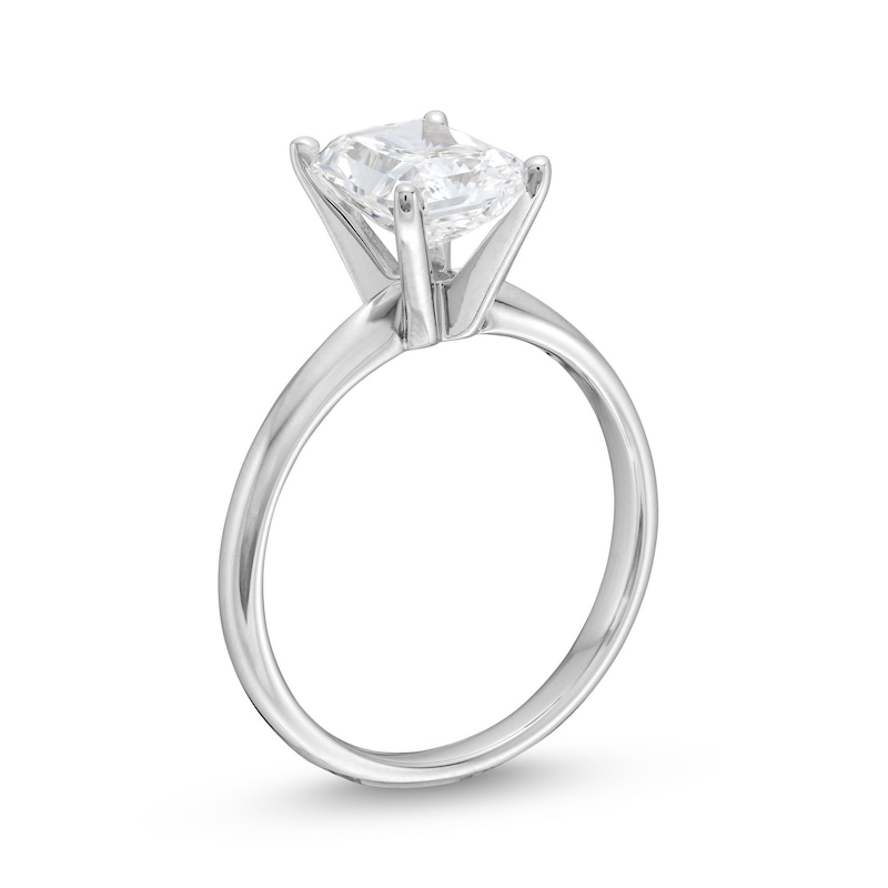 Main Image 3 of 2 CT. Radiant-Cut Certified Lab-Grown Diamond Solitaire Engagement Ring in 14K White Gold (F/VS2)