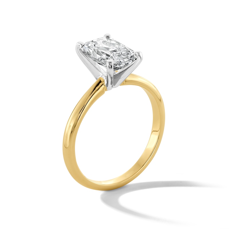 Main Image 3 of 2 CT. Radiant-Cut Certified Lab-Grown Diamond Solitaire Engagement Ring in 14K Gold (F/VS2)