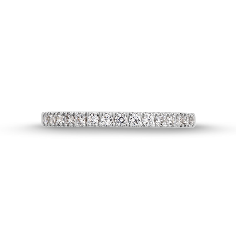 Main Image 4 of 1/4 CT. T.W. Certified Lab-Grown Diamond Anniversary Band in 14K White Gold (F/VS2)