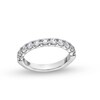 Thumbnail Image 1 of 1 CT. T.W. Certified Diamond Anniversary Band in 14K White Gold (I/SI2)