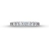 Thumbnail Image 4 of 1 CT. T.W. Certified Diamond Anniversary Band in 14K White Gold (I/SI2)