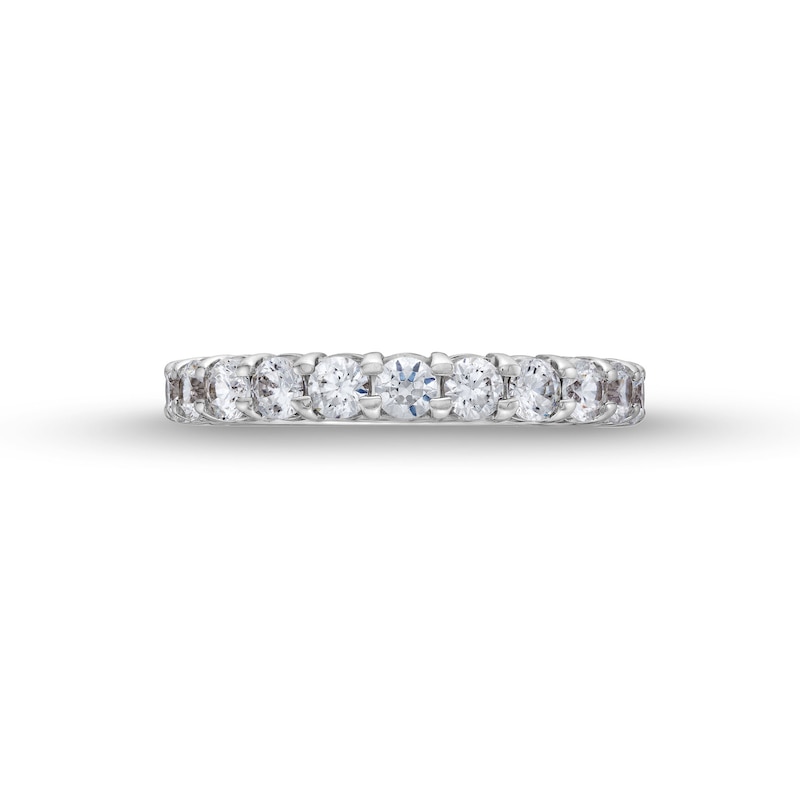 1 CT. T.W. Certified Diamond Anniversary Band in 14K White Gold (I/SI2)