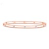 Thumbnail Image 1 of 1/4 CT. T.W. Diamond Bangle Bracelet in 10K Rose Gold