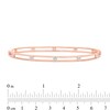 Thumbnail Image 1 of 1/4 CT. T.W. Diamond Bangle Bracelet in 10K Rose Gold