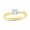 Thumbnail Image 1 of 1/2 CT. Certified Diamond Solitaire Engagement Ring in 14K Gold (J/I1)