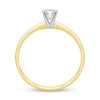 Thumbnail Image 2 of 1/2 CT. Certified Diamond Solitaire Engagement Ring in 14K Gold (J/I1)