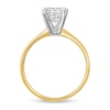 Thumbnail Image 2 of 2 CT. Certified Princess-Cut Diamond Solitaire Engagement Ring in 14K Gold (J/I2)