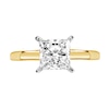 Thumbnail Image 3 of 2 CT. Certified Princess-Cut Diamond Solitaire Engagement Ring in 14K Gold (J/I2)