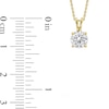 Thumbnail Image 4 of 1 CT. Certified Lab-Grown Diamond Solitaire Pendant in 14K Gold (F/SI2)