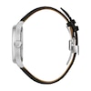 Thumbnail Image 2 of Men's Bulova Wilton Silvertone Watch with Black Leather Strap (Model: 96B388)