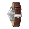 Thumbnail Image 3 of Men's Bulova Wilton Silvertone Watch with Brown Leather Strap (Model: 96B389)