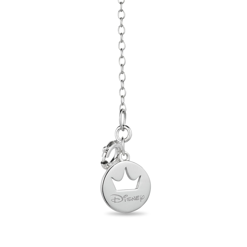 Main Image 3 of Enchanted Disney Majestic Princess 1/20 CT. T.W. Diamond Pendant and Earrings Set in Sterling Silver