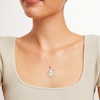 Thumbnail Image 2 of #15 Quinceañera Medallion Pendant in 14K Tri-Tone Gold