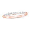 Thumbnail Image 1 of 1/4 CT. T.W. Diamond Band in 10K Rose Gold