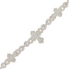 Thumbnail Image 1 of Men's 2 CT. T.W. Diamond Gothic-Style Cross Infinity Chain Link Bracelet in 10K Gold - 8.5"