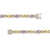 Thumbnail Image 3 of Men's 5 CT. T.W. Diamond Gothic-Style Cross with Beads Necklace in 10K Gold - 22"