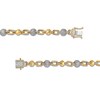 Thumbnail Image 2 of Men's 5 CT. T.W. Diamond Gothic-Style Cross with Beads Necklace in 10K Gold - 22"