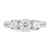 Thumbnail Image 3 of 1-3/4 CT. T.W. Diamond Three Stone Engagement Ring in 14K White Gold
