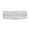Thumbnail Image 3 of 1 CT. T.W. Diamond Three Row Band in 10K White Gold