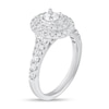 Thumbnail Image 2 of 1 CT. T.W. Diamond Double Oval Frame Engagement Ring in 14K White Gold