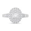 Thumbnail Image 2 of 1 CT. T.W. Diamond Double Oval Frame Engagement Ring in 14K White Gold