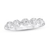 Thumbnail Image 1 of 1/3 CT. T.W. Diamond Sideways Pear Frame Band in 10K White Gold