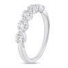 Thumbnail Image 2 of 1/3 CT. T.W. Diamond Sideways Pear Frame Band in 10K White Gold