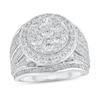 Thumbnail Image 1 of 3 CT. T.W. Multi-Diamond Composite Frame Engagement Ring in 14K White Gold