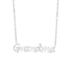 Thumbnail Image 1 of 1/10 CT. T.W. Diamond "Grandma" Necklace in Sterling Silver