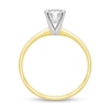 Thumbnail Image 2 of 1 CT. Certified Diamond Solitaire Engagement Ring in 14K Gold (J/I1)