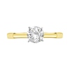 Thumbnail Image 3 of 1 CT. Certified Diamond Solitaire Engagement Ring in 14K Gold (J/I1)