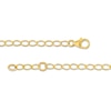 Thumbnail Image 3 of 1/20 CT. T.W. Heart-Shaped Multi-Diamond Curb Chain Bracelet in 10K Gold - 7"