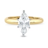 Thumbnail Image 3 of 1 CT. Certified Marquise Lab-Grown Diamond Solitaire Engagement Ring in 14K Gold (F/VS2)