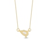 Thumbnail Image 3 of 1/3 CT. Pear-Shaped Certified Lab-Grown Diamond Solitaire Tilted Necklace in 14K Gold (F/SI2)