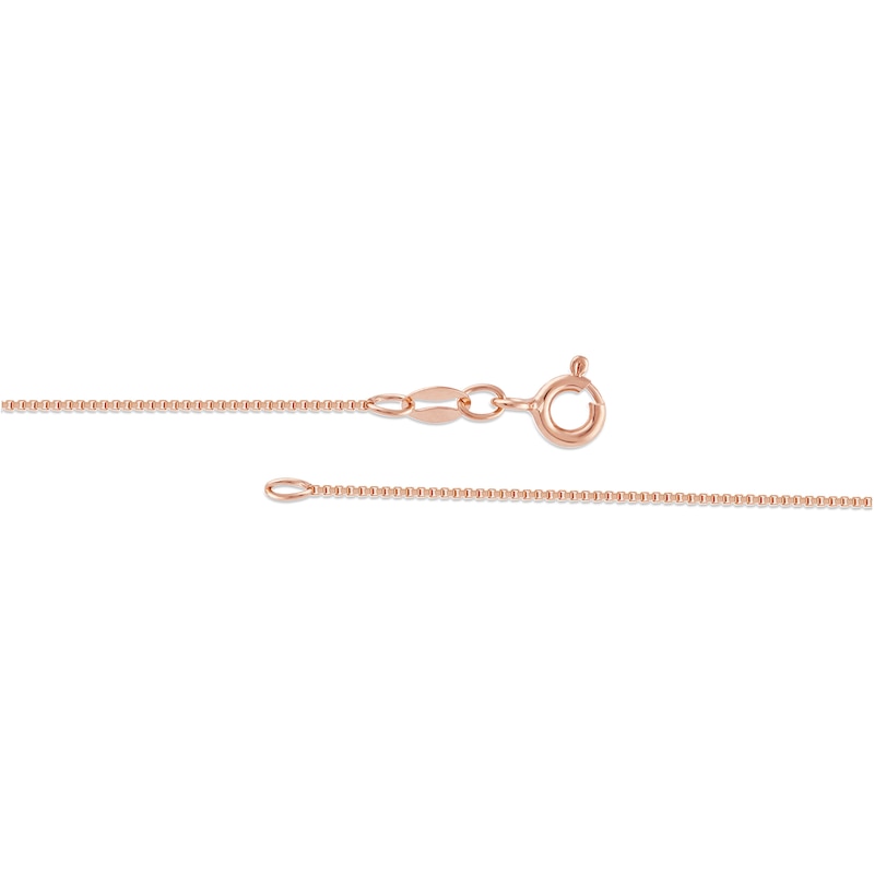 Main Image 5 of 1/3 CT. Emerald-Cut Certified Lab-Grown Diamond Solitaire Sideways Necklace in 14K Rose Gold (F/SI2)