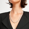 Thumbnail Image 3 of Zales x Alessi Domenico 6-3/8 CT. T.W. Diamond Miami Cuban Chain Necklace in 18K Gold - 22"