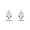 Thumbnail Image 5 of Enchanted Disney Majestic Princess White Topaz and Diamond Crown Pendant and Stud Earrings Set in Sterling Silver - 19”