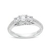 Thumbnail Image 0 of 0.95. CT. T.W. Diamond Past Present Future® Engagement Ring in 14K White Gold