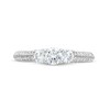 Thumbnail Image 4 of 0.95. CT. T.W. Diamond Past Present Future® Engagement Ring in 14K White Gold