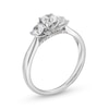 Thumbnail Image 3 of 1 CT. T.W. Diamond Past Present Future® Engagement Ring in 14K White Gold