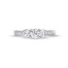 Thumbnail Image 4 of 1 CT. T.W. Diamond Past Present Future® Engagement Ring in 14K White Gold