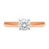 Thumbnail Image 3 of 3/4 CT. Diamond Solitaire Engagement Ring in 14K Rose Gold (J/I2) - Size 7