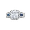 Thumbnail Image 4 of TRUE Lab-Grown Diamonds by Vera Wang Love 2 CT. T.W. Cushion Framed Engagement Ring in 14K White Gold (F/VS2)