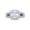 Thumbnail Image 3 of TRUE Lab-Created Diamonds by Vera Wang Love 2 CT. T.W. Cushion Framed Engagement Ring in 14K White Gold (F/VS2)