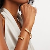 Thumbnail Image 2 of Zales x SOKO Twisted Dash Cuff Bracelet in Brass with 24K Gold Plate